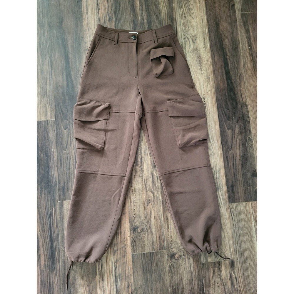 Wilfred Aritzia Brown Cargo Jogger Pants Sz 2